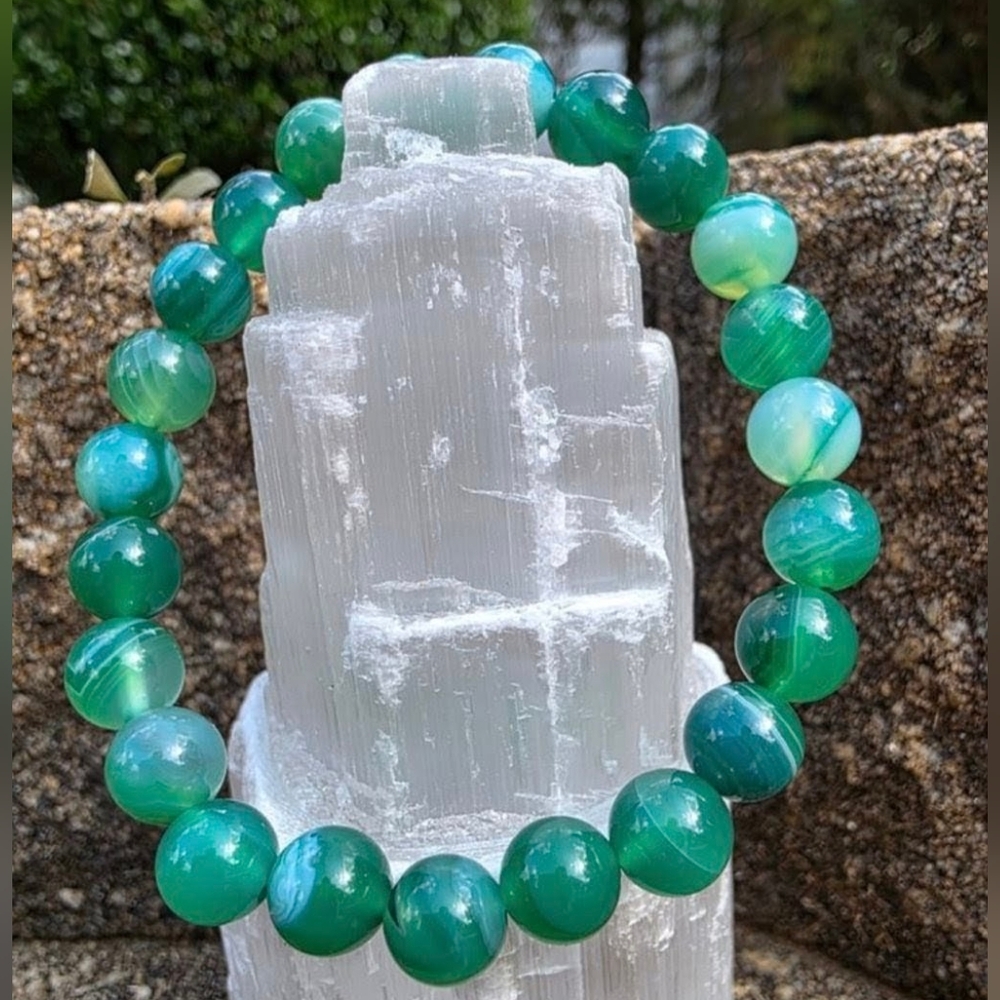 Stone Bracelets Semi-precious Gemstone Chakra Balancing Reiki Bracelet Set - Picture 10 of 10